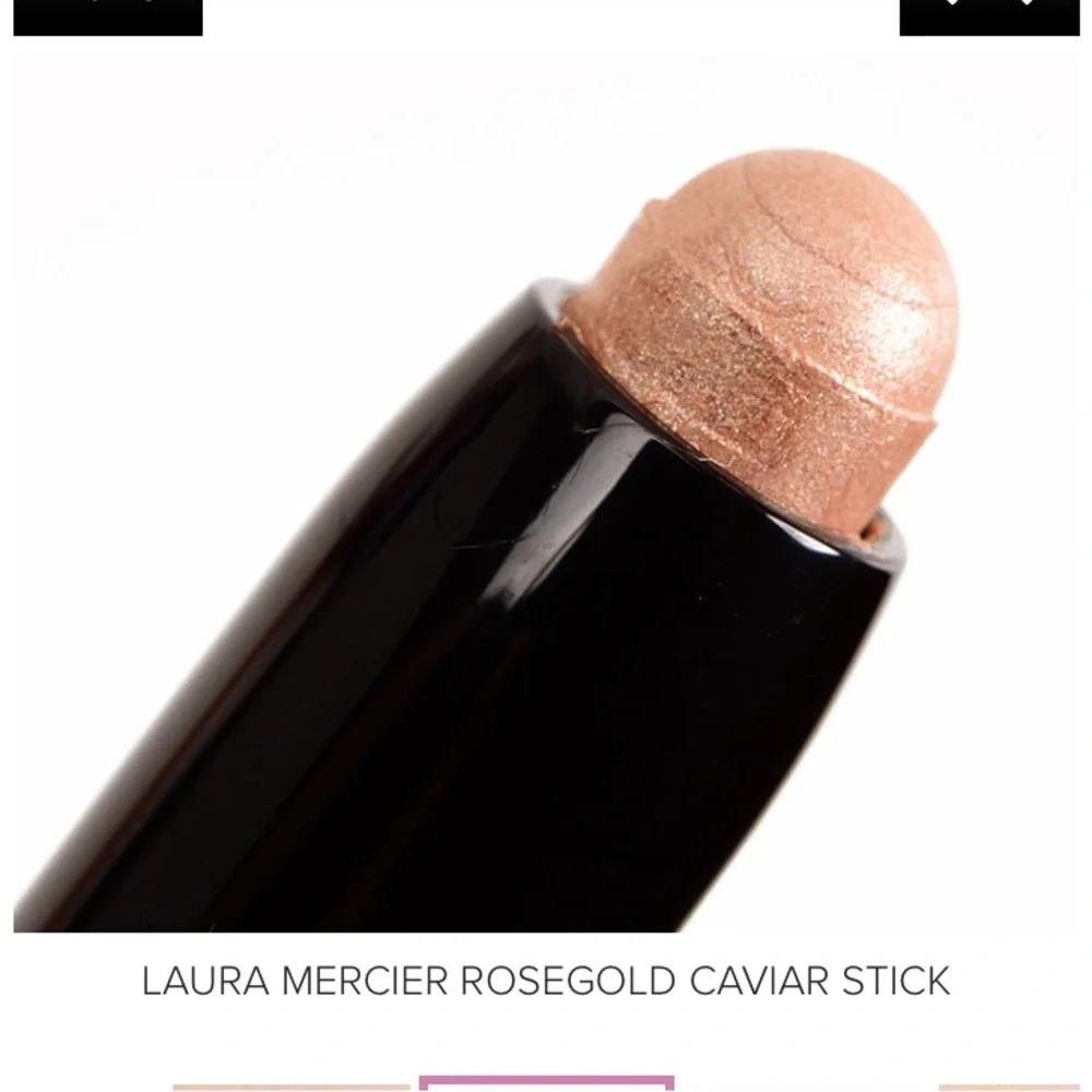 NEW Laura Mercier Caviar Stick Eye Colour Rosegold Eyeshadow Shimmer Light Gold